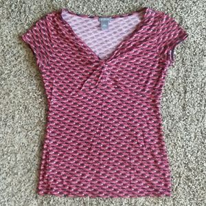 Ann Taylor | Pink and Red Top